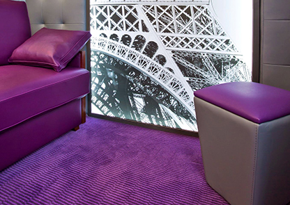 Consejos elegir Hotel salon color violeta