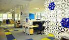 Conseils choisir Office moquette dalles colorees open space