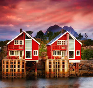 Inspiracion polar deco casas escandinavas